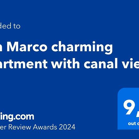 San Marco Charming Apartment With Canal View Venedig Exteriör bild