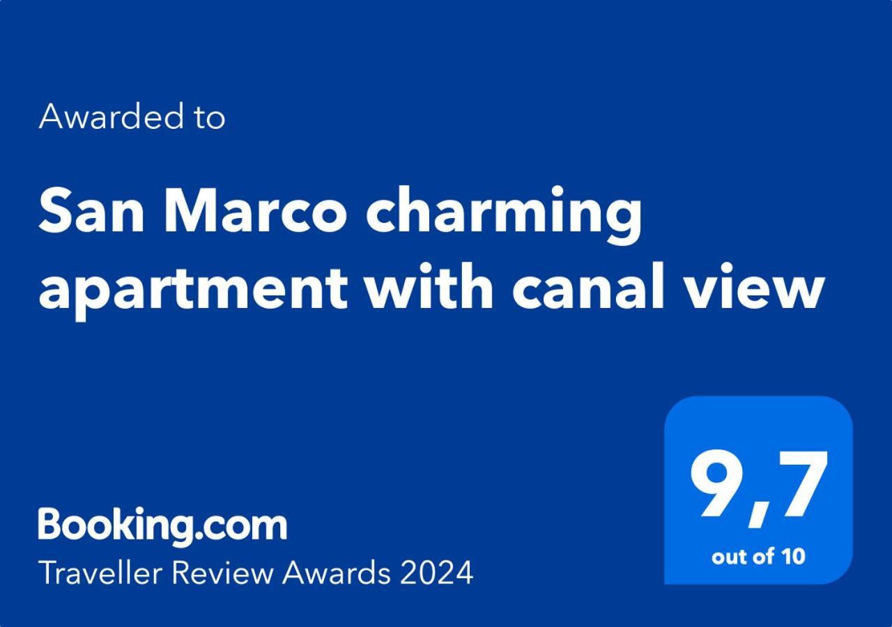 San Marco Charming Apartment With Canal View Venedig Exteriör bild